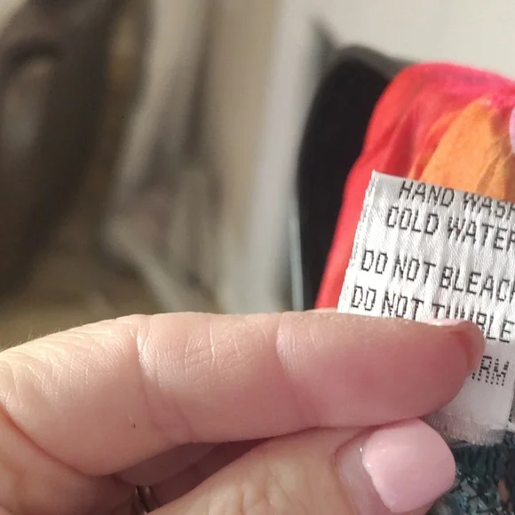 Faratelli Multi-colored Women's XL Artsy Sleevely Flowy Layered Top - Picture 9 of 10